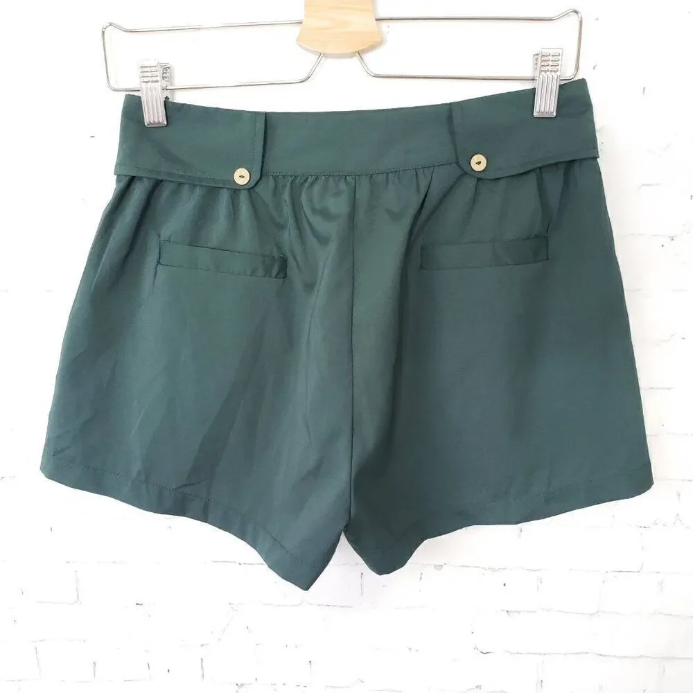 Blu Pepper Dark Green Shorts Size S Holiday Elf Costume Christmas NEW